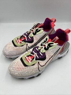 Nike CD4373-102 React Vision Mens Size 11 Summit White Volt D/MS/X Sneakers