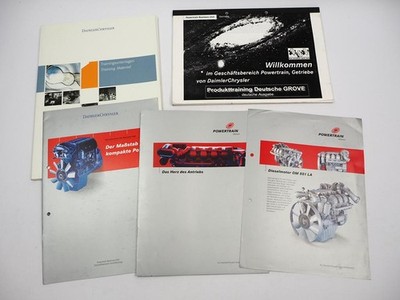 Mercedes Benz Powertrain Motor Getriebe Schulungsunterlage Service Training 1999