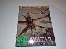 Avatar Fire and Ash 4k Ultra HD Steelbook Neu...