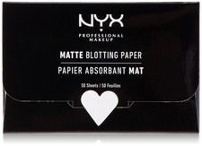 Matte Blotting Paper for Oily Skin Control and Shine Reduction