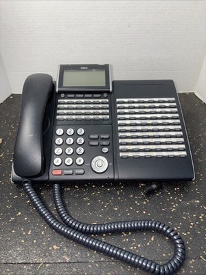 Business Phone NEC DT300 DTL-32D-1 w/ Stand Handset & DCL-60-1 Expansion Module
