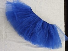 Blue Layered Tulle Tutu Halloween Costume Party Princess Skirt Girls Dress Up