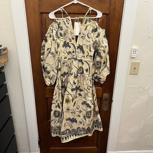 Ulla Johnson UJ Tahlia Dress Lemon balm size 0 NWT's Women's Dress $525 - Picture 11 of 15