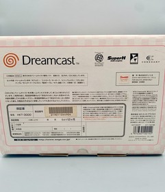Dreamcast HELLO KITTY PINK HKT-3000 Console set SEGA Retro Game  NEW box damaged