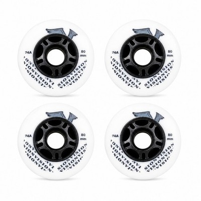VISION Indoor Rolle PRO 74A 4er-Set Inlinerollen Halle Wheels 59/68/72/76/80mm