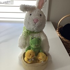 Hallmark Spring Quartet Plush Singing Dancing Bunny, Frog And Chicks