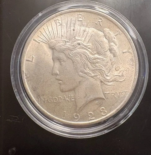 🔥1923 Peace Dollar 90% Silver CoinSnap analysis is Fine to AU🔥