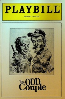 The Odd Couple Playbill November 1991 Jack Davis Art Tim Conway Tom Poston