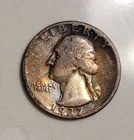 1937 P Washington Quarter Nice Original Toning and Eye Appeal