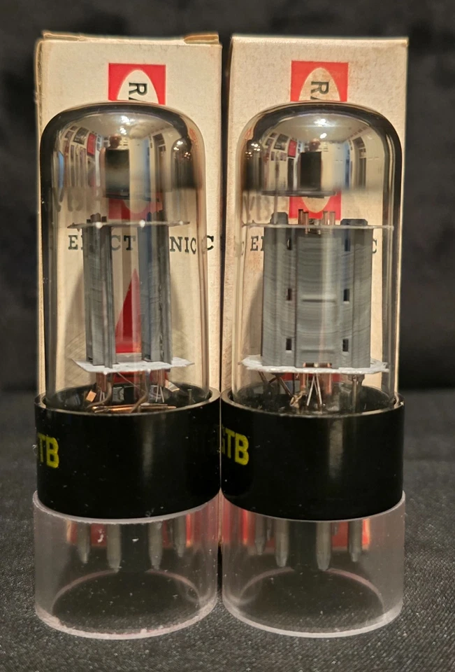 TUBO RAYTHEON UNILINE 6SN7 GTB AÑOS 70 BAJO RUIDO ALTO NIÑOS PLACAS ESCALERA NUEVO EN CAJA Foto 4 de 4