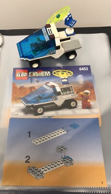 LEGO- SYSTEM- SPACE- COM-LINK CRUISER- 6453- 100% COMPLETE