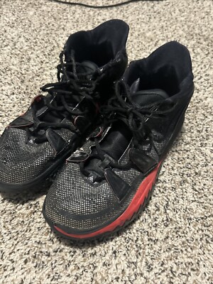 Nike Kyrie 7 Bred Mens Basketball Shoes Black University Red  display picture 2