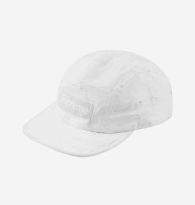 帽子 Supreme MM6 camp cap white Supreme x MM6 Maison Margiela Painted Camp Cap White - 24SS