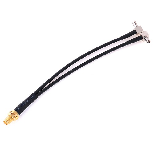 15cm SMA Female To 2 x TS9 Male Plug Y Splitter Combined Pigtail Cable RGSEZ8 - Photo 7/12