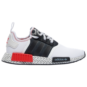 adidas nmd white black red