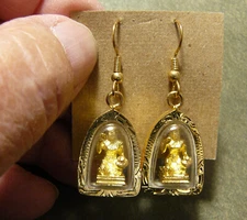 NONG KWAK EARRINGS_GOOD LUCK_HYPOALLERGENIC EAR WIRES_LIGHT WEIGHT_THAI_262111