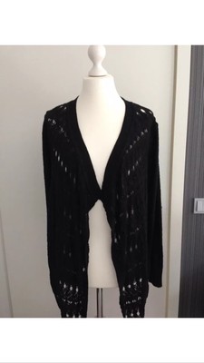 Strickjacke ~ NINE WEST ~ schwarz, Gr. M/L, NEU mit Etikett