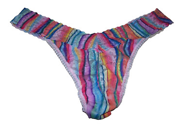 HANKY PANKY SIGNATURE LACE LOW RISE AURA THONG PANTY SZ ONE SIZE  NIP
