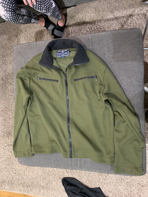 ジャケット・アウター Vintage Polo Jacket Vintage Polo Sport Ralph Lauren Men's Lg Army Green Zip Up Jacket