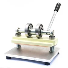 Double Wheel Leather Cutting Machine Leather Die Cutting Machine Manual Press