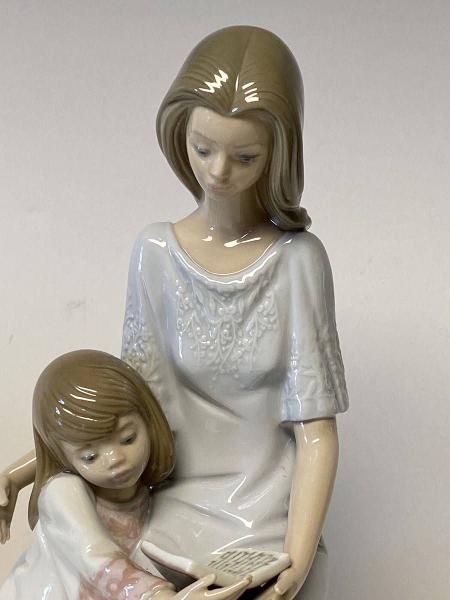 Lladro #5457 Bedtime Story Figurine Mother Daughter | eBay