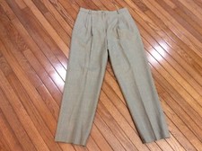 Carlisle Womens Pants Size 12 Wool Solid Dress Trousers Slacks Career T3-2 