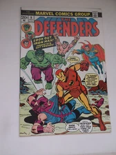 MARVEL: DEFENDERS #9, AVENGERS/DEFENDERS WAR, DISNEY+ SERIES, 1973, VF- (7.5)!!!
