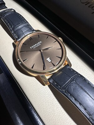 Chopard Classic 161278-5012 Automatic watch 18kt Rose Gold Leather Mens Watch