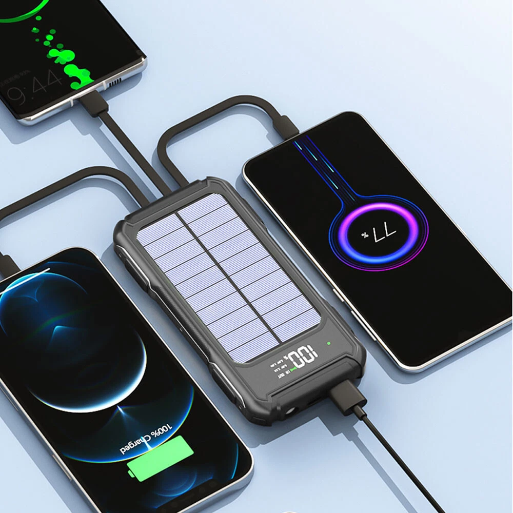 Power Bank USB 300000mAh External Battery Pack Backup Charger for Cell Phones