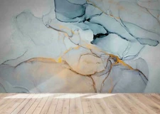 3D Marble Texture Wallpaper Wall Mural Removable Self-adhesive Sticker9385