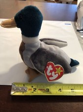 1998 Ty Retired "Jake" the Mallard Duck Beanie Baby with tags