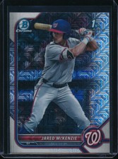 JARED MCKENZIE 1st 2022 Bowman Chrome Draft ASIA MOJO REFRACTOR NATIONALS RC