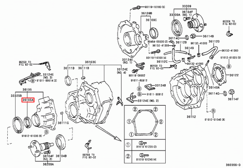 Genuine LandCruiser 80 Series HZJ HDJ FZJ FJ Transfer Case Front Output Oil Seal - Picture 17 of 20