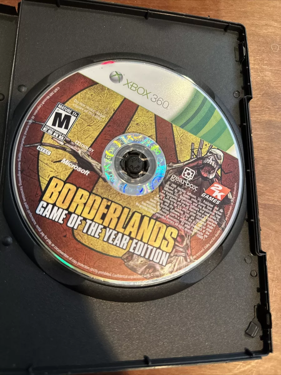 Buy the Borderlands- Xbox 360 Game Disc