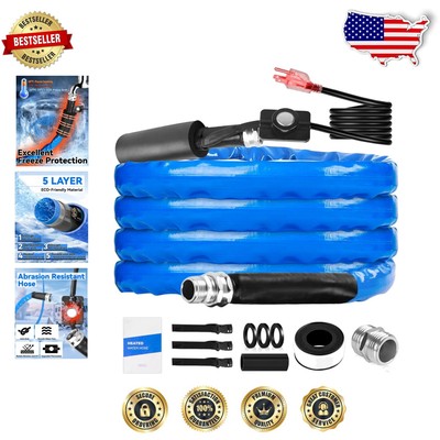 Intelligent Heating 5FT RV Water Hose - Protects Against Freezing Up to -20°F