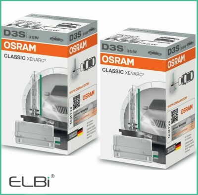OSRAM D3S CLASSIC XENARC CLC Xenon Brenner Scheinwerfer Lampen für VW ELBI