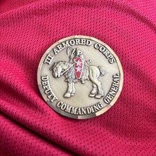 111 Ramored Corps Deputy Commanding General Challenge Coin