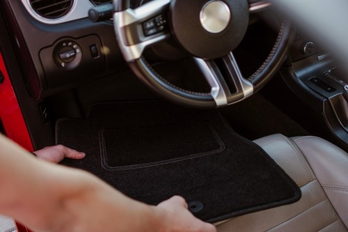 Alfombrillas Terciopelo Negro para: Dacia Sandero Stepway II FL (2018-2021) - Imagen 6 de 11