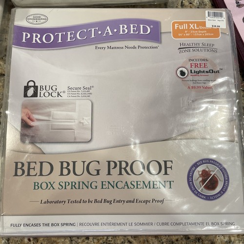 ProtectABed Bed Bug Proof Box Spring Encasement Bug Lock Full XL