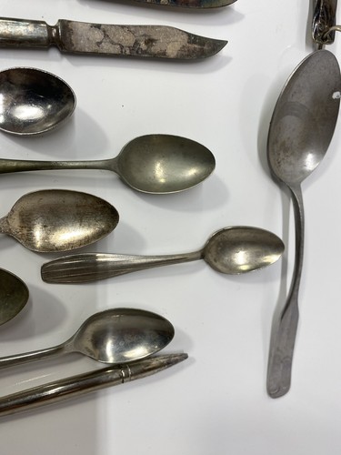 vintage antique silverware lot - Picture 10 of 12