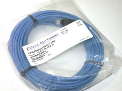Up to 15 Extron Cat5 Patch Cables 50ft  26-637-50