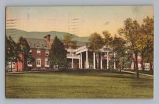 The Mimslyn Hotel Hand Colored Tinted Luray Shanandoah Virginia Vintage Postcard