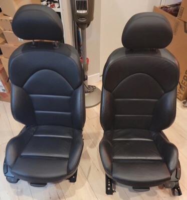 BMW E46 M3 (2001-2006) Replacement Leather Seat Covers Black