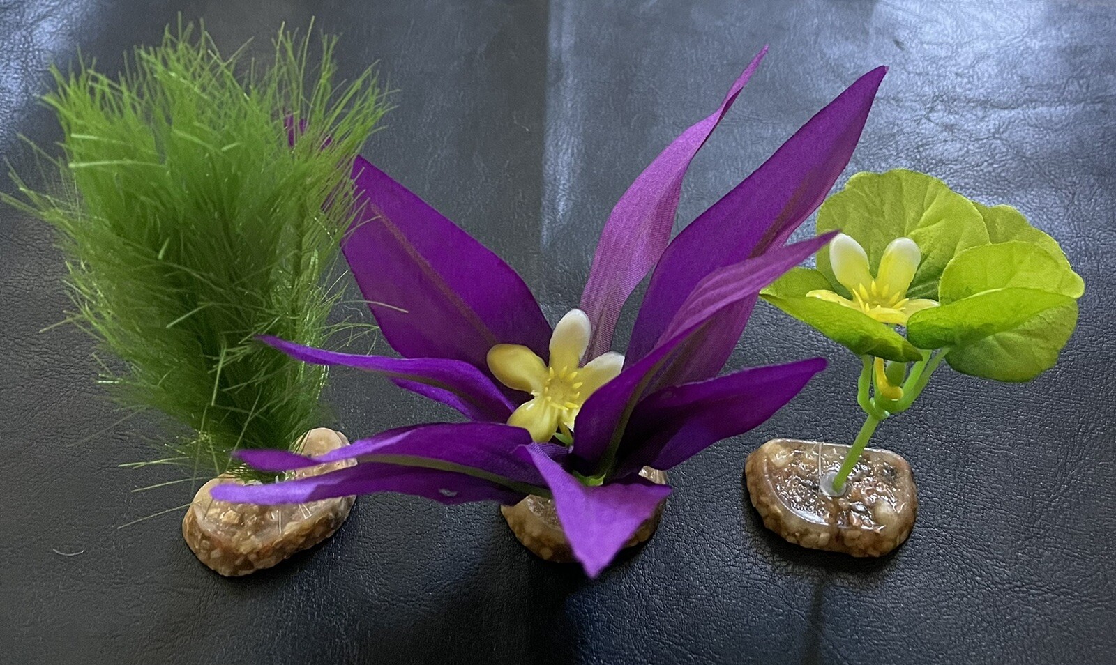 New in package Lot of 2 aquarium silk plants eBay