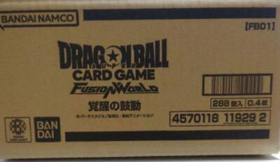 DRAGON BALL Fusion World 覚醒の鼓動　未開封BOX ドラゴンボール フュージョンワールド『覚醒の鼓動』未開封BOXの初動
