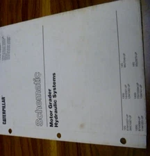 Caterpillar CAT 140G Motor Grader HYDRAULIC SYSTEM Schematic Manual 13W741-Up