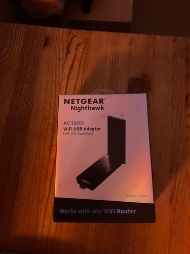 Netgear Nighthawk AC1900 2-pasmowy adapter USB 3.0 WiFi P/N: A7000-10000S Open Box - Zdjęcie 2 z 2