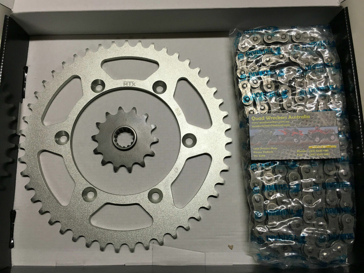 SUZUKI DRZ 400 CHAIN SPROCKET KIT 14 47 MTX SPROCKETS DID O SUZUKI DRZ 400 CHAIN SPROCKET KIT 14 47 MTX SPROCKETS DID O