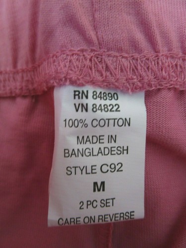 BOCABAY PURPLE & SILVER EMBELLISHED TOP & PANTS SET SIZE M - NEW - Picture 7 of 7