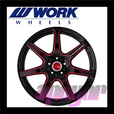 WORK EMOTION T7R WHEEL (1pcs) 15 inch 5.0J 45 100 4H Kurenai(BRM